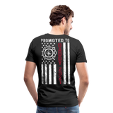 Promoted to Daddy 2021 Men's Premium T-Shirt - black
