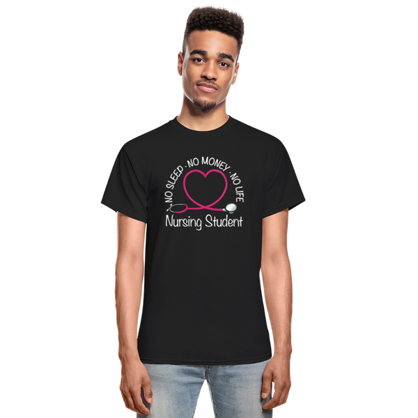 Nursing Student Gildan Ultra Cotton Adult T-Shirt - black