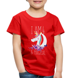 I am 4 and Magical Toddler Premium T-Shirt - red