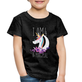 I am 4 and Magical Toddler Premium T-Shirt - charcoal gray