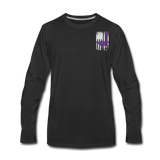 Nurse Flag Men's Premium Long Sleeve T-Shirt (CK1809) - black