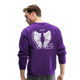 Son Guardian Angel Crewneck Sweatshirt - purple