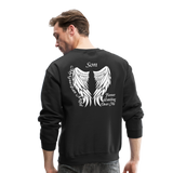Son Guardian Angel Crewneck Sweatshirt - black