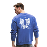 Son Guardian Angel Crewneck Sweatshirt - royal blue