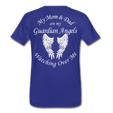 Mom and Dad Guardian Angel Men's Premium T-Shirt (CK3581) - royal blue