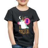 I am 1 and Magical Toddler Premium T-Shirt  (CK3901) - black