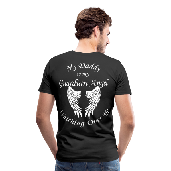 My Daddy is my Guardian Angel Men's Premium T-Shirt (CK3547) - black