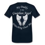 My Daddy is my Guardian Angel Men's Premium T-Shirt (CK3547) - deep navy