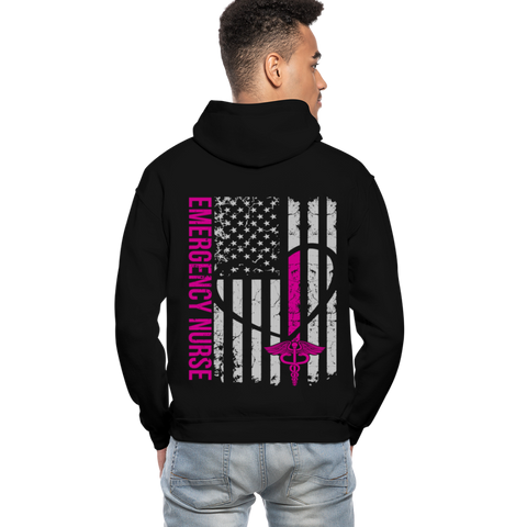 Tina RN Emergency Nurse Gildan Heavy Blend Adult Hoodie - black