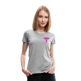 Critical Care Nurse Women’s Premium T-Shirt (CK1838) - heather gray