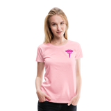 Critical Care Nurse Women’s Premium T-Shirt (CK1838) - pink
