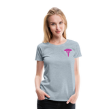 Critical Care Nurse Women’s Premium T-Shirt (CK1838) - heather ice blue