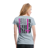 Critical Care Nurse Women’s Premium T-Shirt (CK1838) - heather ice blue