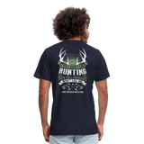 If You Don't Like Hunting Unisex Jersey T-Shirt by Bella + Canvas - navy