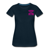 Emergency Room Nurse Women’s Premium T-Shirt (CK1836) updated - deep navy