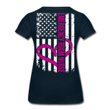 Emergency Room Nurse Women’s Premium T-Shirt (CK1836) updated - deep navy
