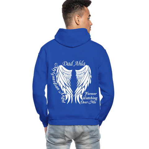 Dad Ahla Gildan Heavy Blend Adult Hoodie - royal blue