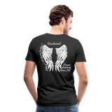 Husband My Guardian Angel Men's Premium T-Shirt (CK1607) - black