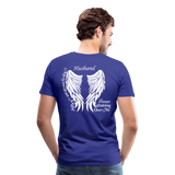 Husband My Guardian Angel Men's Premium T-Shirt (CK1607) - royal blue