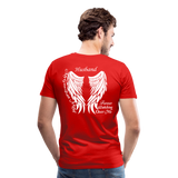 Husband My Guardian Angel Men's Premium T-Shirt (CK1607) - red