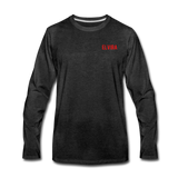 Elvira Men's Premium Long Sleeve T-Shirt - charcoal gray