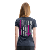 2021 Nurse Practitioner Women’s Premium T-Shirt - heather blue