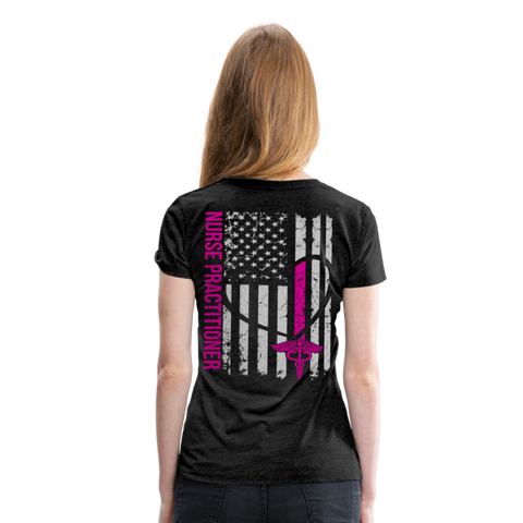 2021 Nurse Practitioner Women’s Premium T-Shirt - charcoal gray