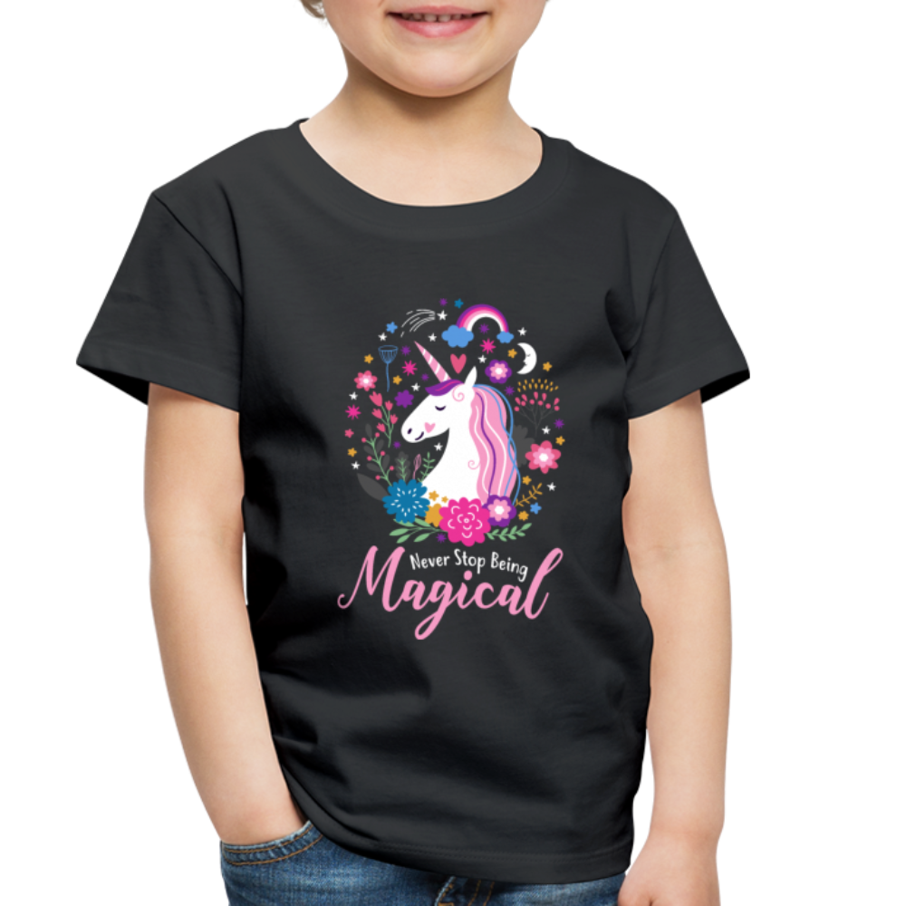 Unicorn Never Stop Being Magical Toddler Premium T-Shirt