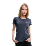 RN Nurse Flag Women’s Premium T- Shirt (CK1295) Updated - heather blue