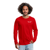 Brother Amazing Angel - Sister of an Angel Men's Premium Long Sleeve T-Shirt - red