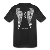 Dad- 1987-2018 Kids' Premium T-Shirt - black