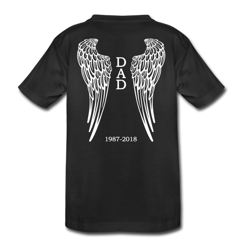 Dad- 1987-2018 Kids' Premium T-Shirt - black