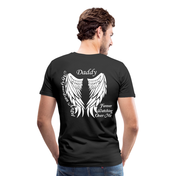 Daddy Guardian Angel Men's Premium T-Shirt (CK3561) - black