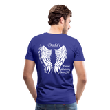 Daddy Guardian Angel Men's Premium T-Shirt (CK3561) - royal blue