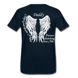 Daddy Guardian Angel Men's Premium T-Shirt (CK3561) - deep navy