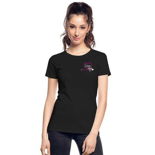 Gina Emergency Nurse Women’s Premium Organic T-Shirt - black