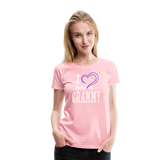 I Love Being A Grammy Women’s Premium T-Shirt (CK1548) - pink