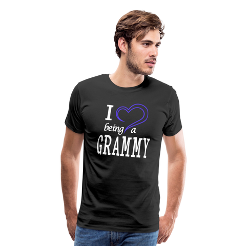 I Love being a Grammy Men's Premium T-Shirt (CK1548) - black