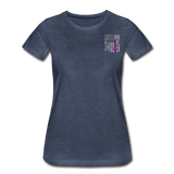 Nurse Flag Women’s Premium T-Shirt (CK1213) updated+ - heather blue