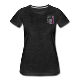 Nurse Flag Women’s Premium T-Shirt (CK1213) updated+ - charcoal gray