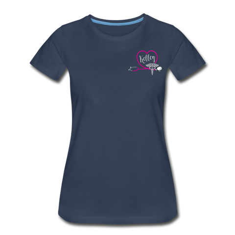 Kelley Emergency Nurse Women’s Premium Organic T-Shirt - navy