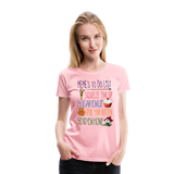 Meme's To Do List Women’s Premium T-Shirt (CK1612) - pink