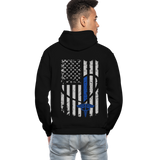 Custom Nurse Badass Gildan Heavy Blend Adult Hoodie - black