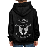 Daddy Guardian Angel Kids‘ Premium Hoodie (CK1365) - charcoal gray