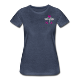 Nursing Assistant Flag Women’s Premium T-Shirt (CK1937) - heather blue