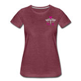Nursing Assistant Women’s Premium T-Shirt CK1937 - heather burgundy
