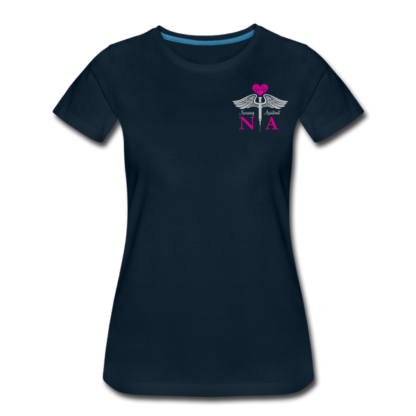Nursing Assistant Women’s Premium T-Shirt CK1937 - deep navy