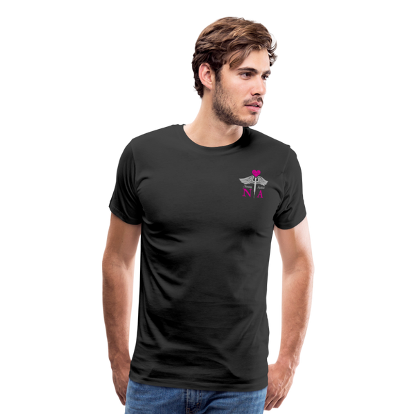 Nursing Assistant Flag Men's Premium T-Shirt (CK1937) - black