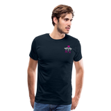 Nursing Assistant Flag Men's Premium T-Shirt (CK1937) - deep navy