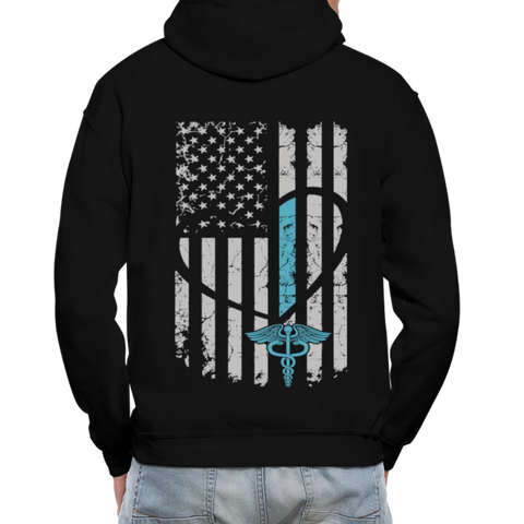 Nurse Badass Gildan Heavy Blend Adult Hoodie - black